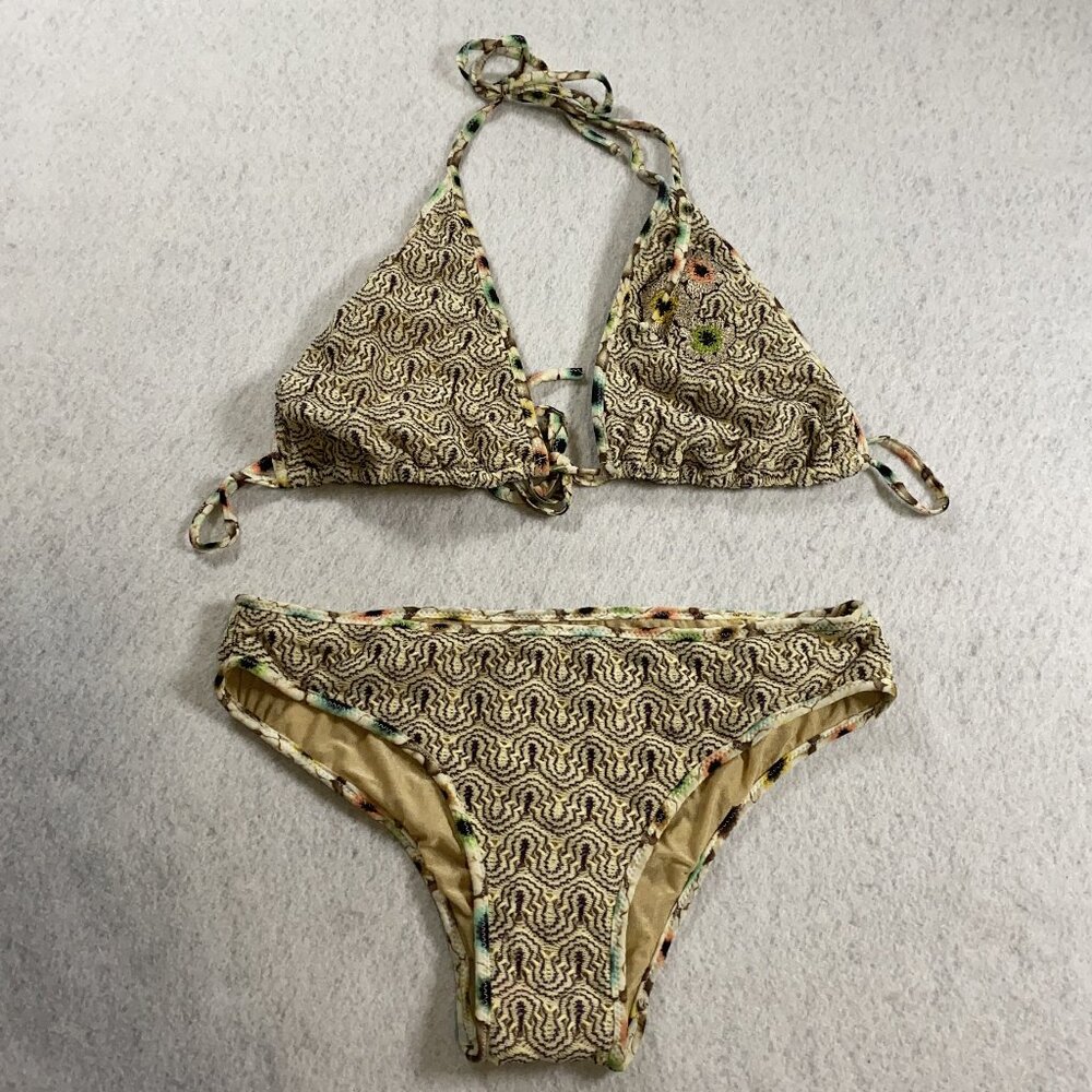 Vintage Shoshanna Swimwear Womens Bikini Swimsuit Size S NWT